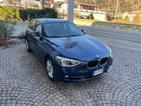 Usata BMW 118 Sport Line 143 CV (105 kW) 2014 Blu Utilitaria