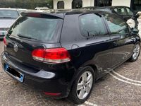 Usata VW Golf VI Trendline 102 CV (75 kW) 2009 Nero Utilitaria