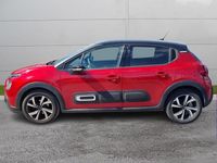 Usata Citroën C3 Shine 83 CV (61 kW) 2022 Rosso  tetto nero Utilitaria