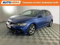 Usata VW Polo R-line 95 CV (69 kW) 2022 Blu Utilitaria