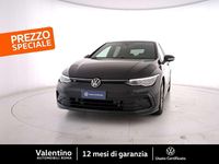 Usata VW Golf VIII R-line 150 CV (110 kW) 2022 Nero Utilitaria