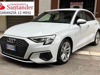 Usata Audi A3 Sport 150 CV (110 kW) 2021 Bianco Berlina