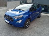 Usata Ford Ecosport ST-Line 125 CV (91 kW) 2018 Blu con tetto nero SUV