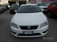 Usata Seat Leon ST Business 110 CV (80 kW) 2017 Bianco Station wagon