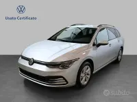 Usata VW Golf VIII Life 110 CV (80 kW) 2024 Reflex silver metallizzato Station wagon