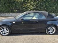 Usata BMW 120 Cabriolet 177 CV (130 kW) 2010 Nero Cabrio