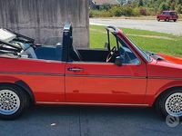 Usata VW Golf Cabriolet Karmann 70 CV (51 kW) 1981 Rosso Cabrio