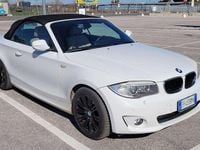 Usata BMW 120 Cabriolet Efficient Dynamics 177 CV (130 kW) 2011 Bianco Cabrio