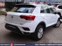 Usata VW T-Roc Style 150 CV (110 kW) 2019 Bianco SUV