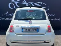 Usata Fiat 500 75 CV (55 kW) 2009 Bianco Cabrio