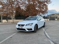Usata Seat Leon 131 CV (96 kW) 2019 Bianco Station wagon