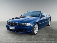 Usata BMW 320 Cabriolet 170 CV (125 kW) 2000 Blu Cabrio