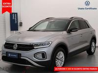 Usata VW T-Roc Life 150 CV (110 kW) 2024 Pyrit silver SUV