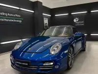 Usata Porsche 997 Turbo 530 CV (389 kW) 2012 Blu Cabrio
