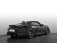 Nuova Porsche 718 Spyder 2026 Colore su campione/capote nera con finiture grigio artico Cabrio