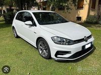 Usata VW Golf VII R-line 116 CV (85 kW) 2018 Bianco Utilitaria