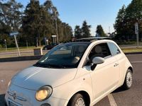 Usata Fiat 500 69 CV (50 kW) 2009 Bianco Cabrio