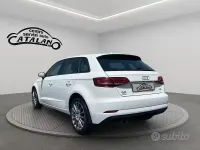 Usata Audi A3 Sport 116 CV (85 kW) 2018 Bianco Berlina