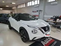 Usata Nissan Juke N-Connecta 117 CV (86 kW) 2021 Bianco tetto specchietti neri SUV