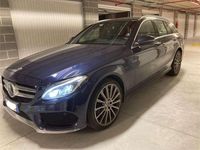 Usata Mercedes C250 204 CV (150 kW) 2017 Blu/azzurro Station wagon