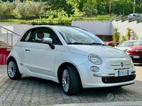Begagnad Fiat 500 Lounge 75 HK (55 kW) 2009 Vit Cab