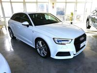 Usata Audi A3 S-Line 116 CV (85 kW) 2020 Bianco Berlina