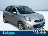 Usata Nissan Micra Acenta 80 CV (58 kW) 2014 Grigio Utilitaria