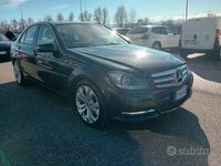 Usata Mercedes C200 Avantgarde 136 CV (100 kW) 2012 Grigio Berlina