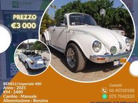 Usata VW Beetle Cabriolet 43 CV (31 kW) 1974 Bianco Cabrio