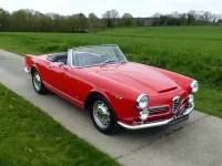 Usata Alfa Romeo 2600 145 CV (106 kW) 1963 Rosso Cabrio