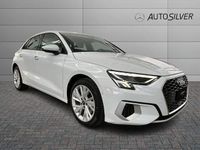 Usata Audi A3 Advanced 110 CV (80 kW) 2021 Bianco / pastello Berlina