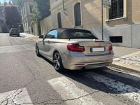 Usata BMW 218 Sport Line 136 CV (100 kW) 2016 Beige Cabrio
