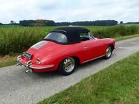 Usata Porsche 356 75 CV (55 kW) 1964 Rosso Cabrio