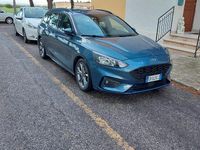 Usata Ford Focus ST-Line 120 CV (88 kW) 2019 Blu Station wagon