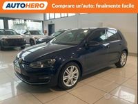 Usata VW Golf VII Executive 110 CV (80 kW) 2016 Blu Berlina