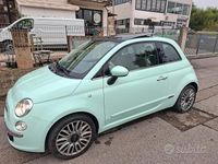 Usata Fiat 500 Lounge 70 CV (51 kW) 2015 Verde Utilitaria