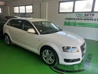 Usata Audi A3 Attraction 90 CV (66 kW) 2010 Bianco Utilitaria