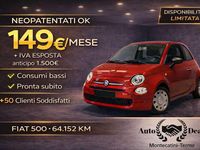 Usata Fiat 500 Dolcevita 69 CV (50 kW) 2023 Rosso Utilitaria