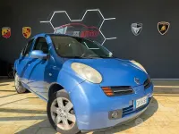 Begagnad Nissan Micra Acenta 88 HK (64 kW) 2003 Blå Halvkombi