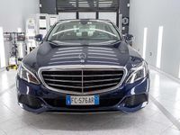 Usata Mercedes C220 170 CV (125 kW) 2016 Blu/azzurro