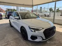 Usata Audi A3 S-Line 150 CV (110 kW) 2021 Bianco Berlina