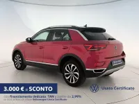 Usata VW T-Roc Style 116 CV (85 kW) 2022 Rosso  tetto nero SUV