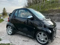 Usata Smart ForTwo Cabrio Brabus 102 CV (75 kW) 2008 Nero Cabrio