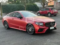 Usata Mercedes E220 194 CV (142 kW) 2019 Rosso Coupé