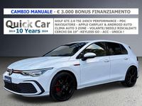 Usata VW Golf VIII GTI 245 CV (180 kW) 2024 Bianco Berlina
