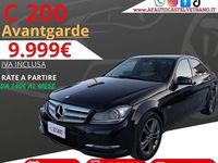 Usata Mercedes C200 Avantgarde 200 CV (147 kW) 2012 Nero Berlina