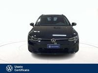 Usata VW Golf VIII Life 131 CV (96 kW) 2021 Nero pastello Station wagon