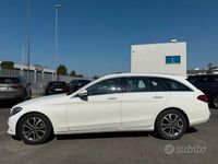 Usata Mercedes C180 116 CV (85 kW) 2018 Bianco Station wagon
