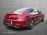 Begagnad Mercedes C220 Premium 194 HK (142 kW) 2020 Röd Sportkupé