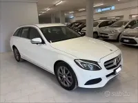 Usata Mercedes C200 136 CV (100 kW) 2017 Bianco Station wagon